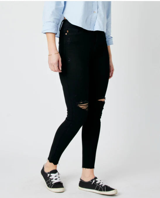 Black Ripped Skinny Jeans